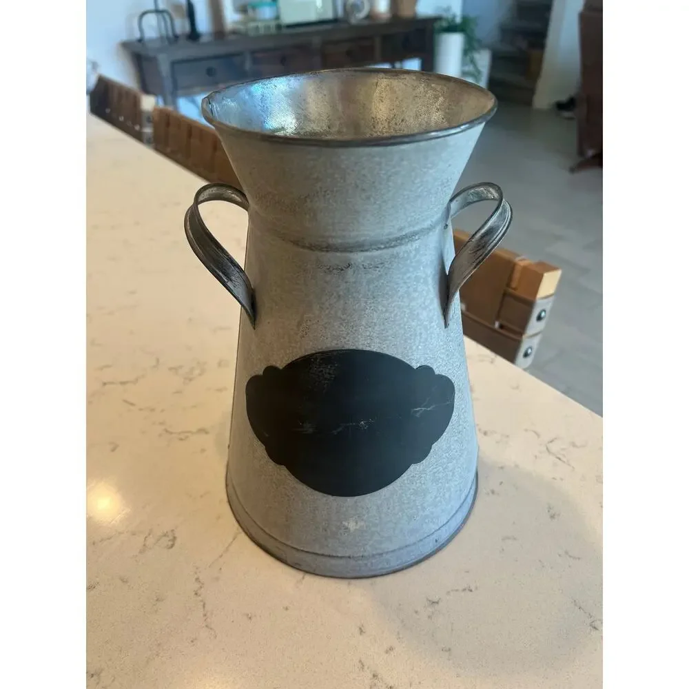 Galvanized Vase